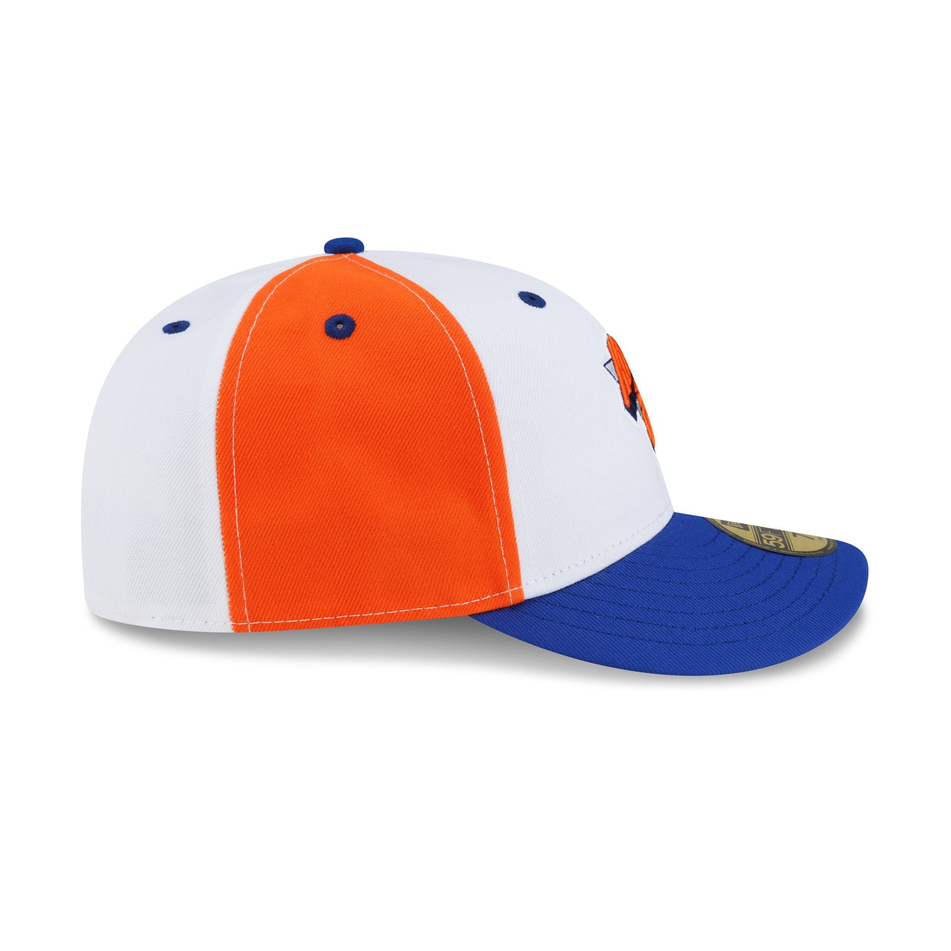New York Knicks Hardwood Classics 90s White 59FIFTY Fitted Hat - Image 5
