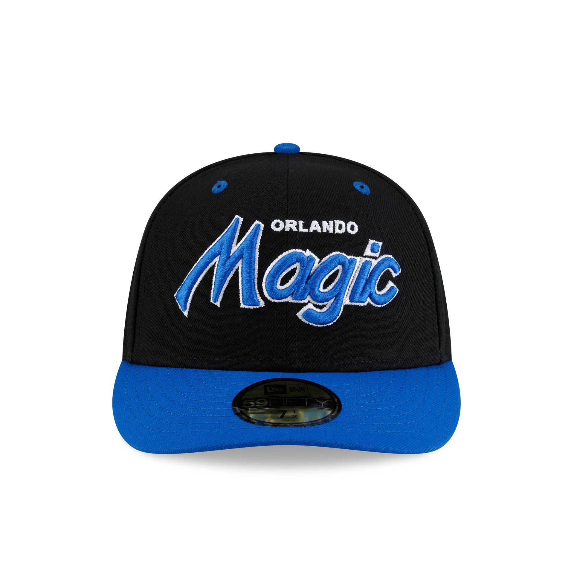 Orlando Magic Hardwood Classics 90s Script 59FIFTY Fitted Hat - Image 2