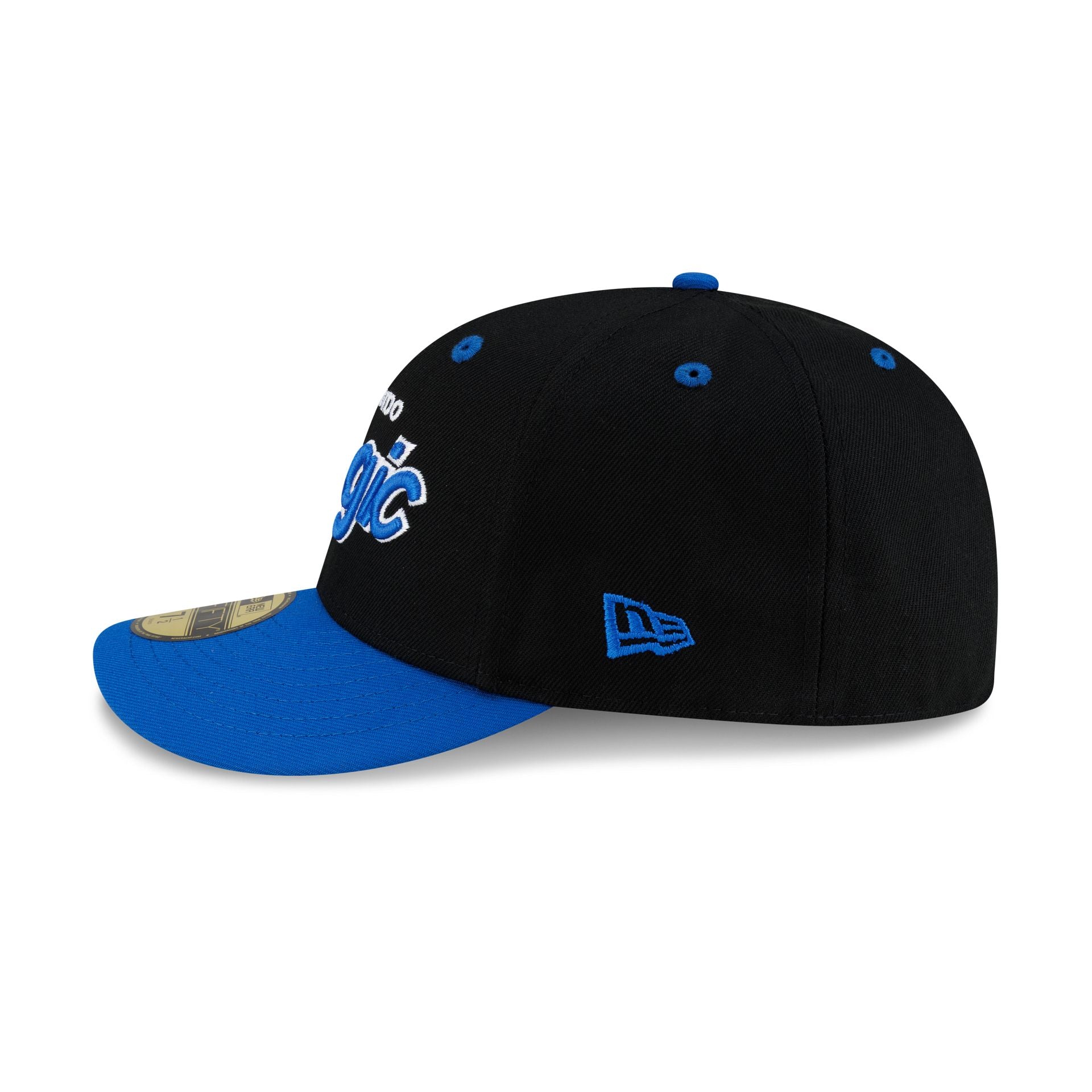 Orlando Magic Hardwood Classics 90s Script 59FIFTY Fitted Hat - Image 5