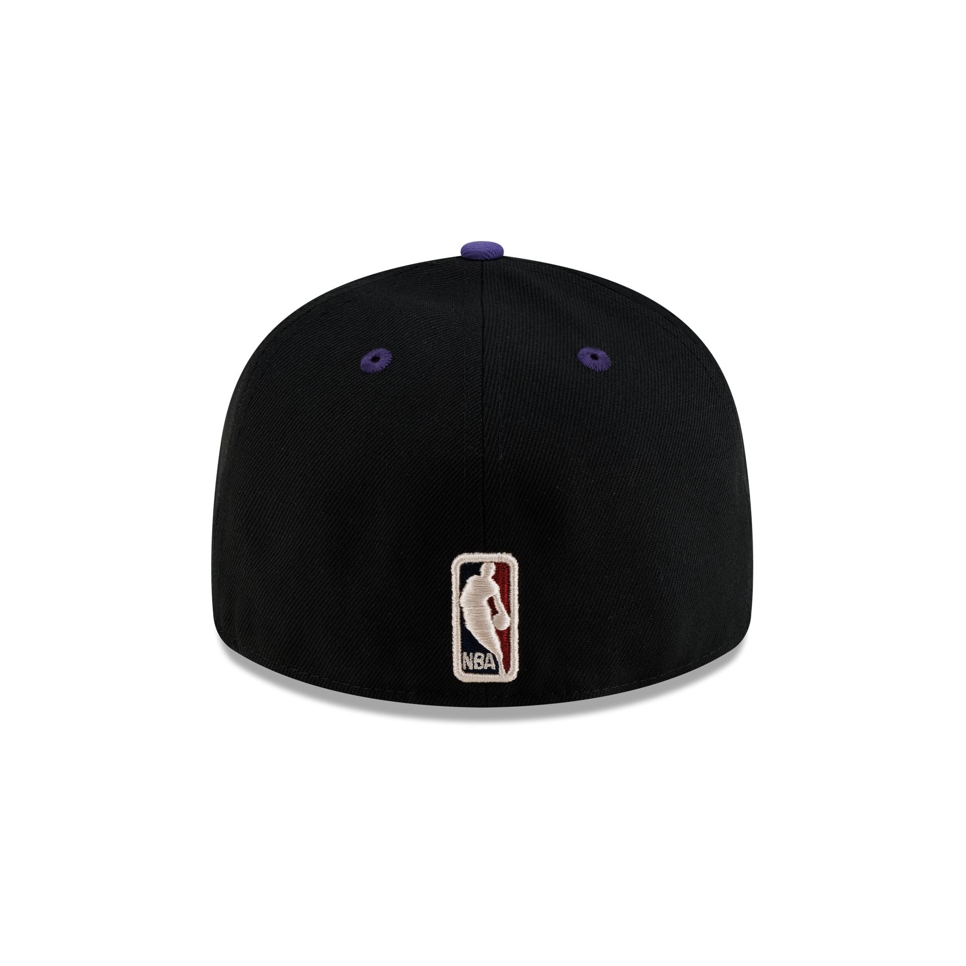 Utah Jazz Hardwood Classics 90s Script 59FIFTY Fitted Hat - Image 6