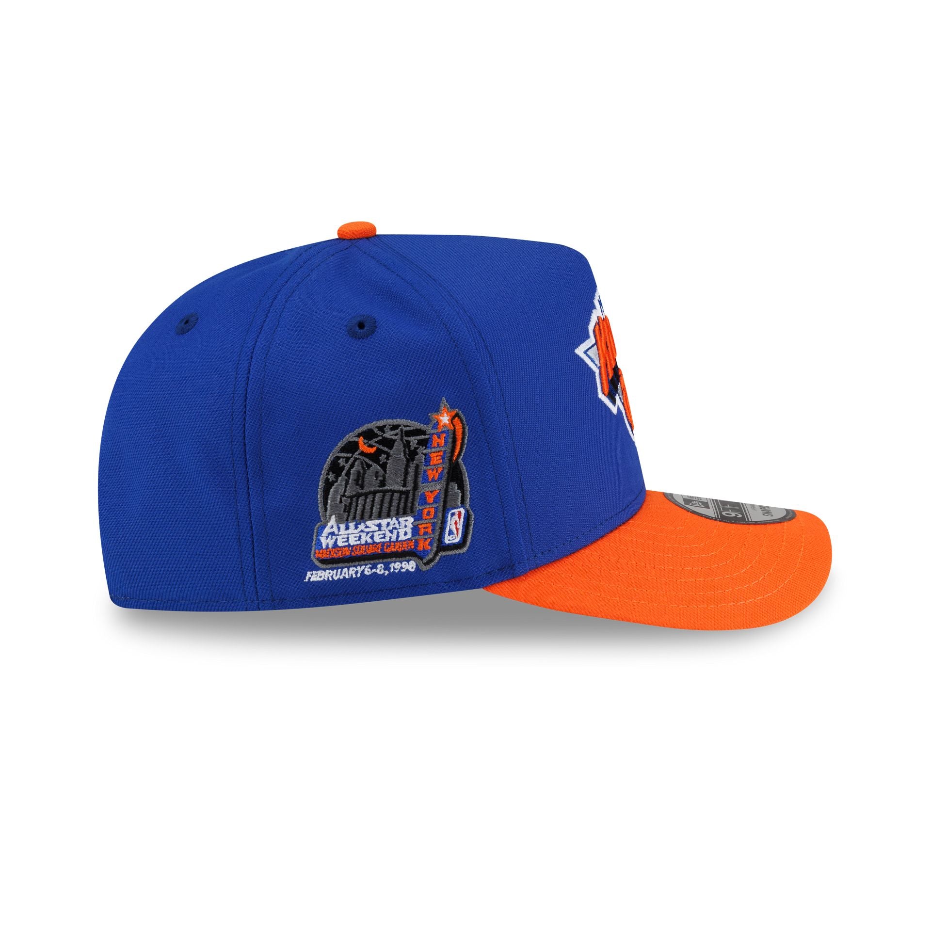 New York Knicks Hardwood Classics 90s All-Star Weekend 9FIFTY A-Frame Snapback Hat - Image 4