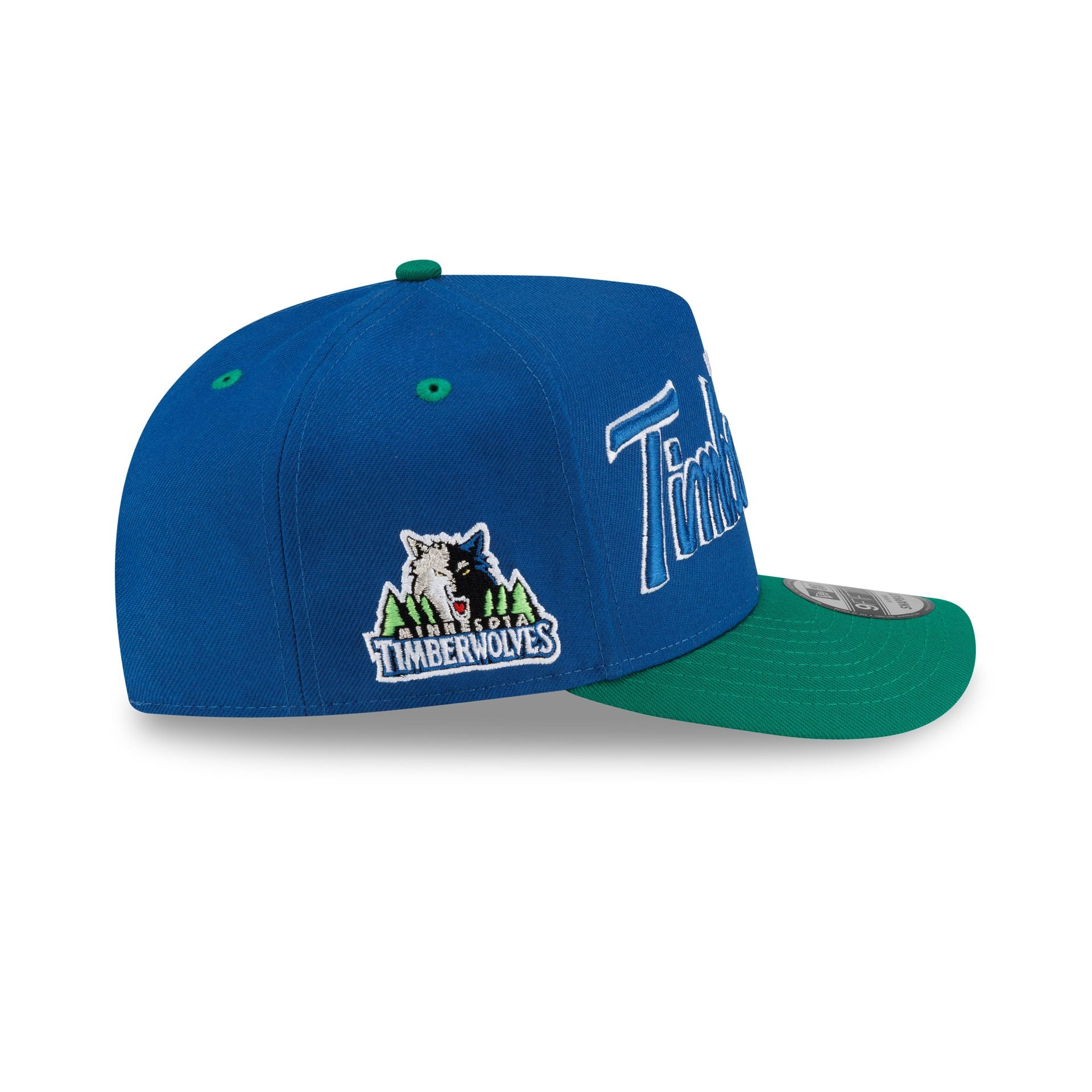 Minnesota Timberwolves Hardwood Classics 90s Script 9FIFTY A-Frame Sna - Image 4