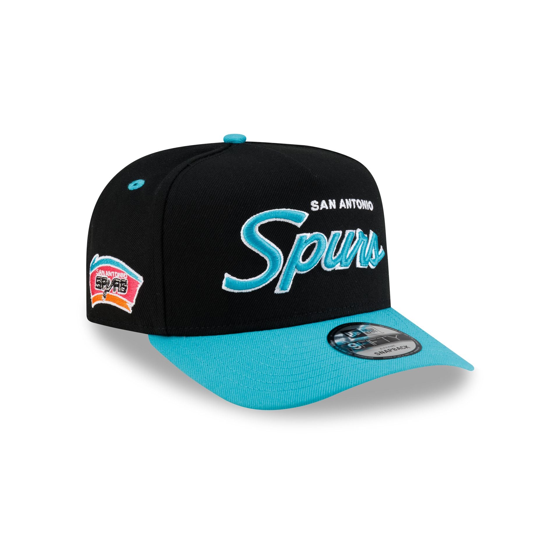San Antonio Spurs Hardwood Classics 90s Script 9FIFTY A-Frame Snapback