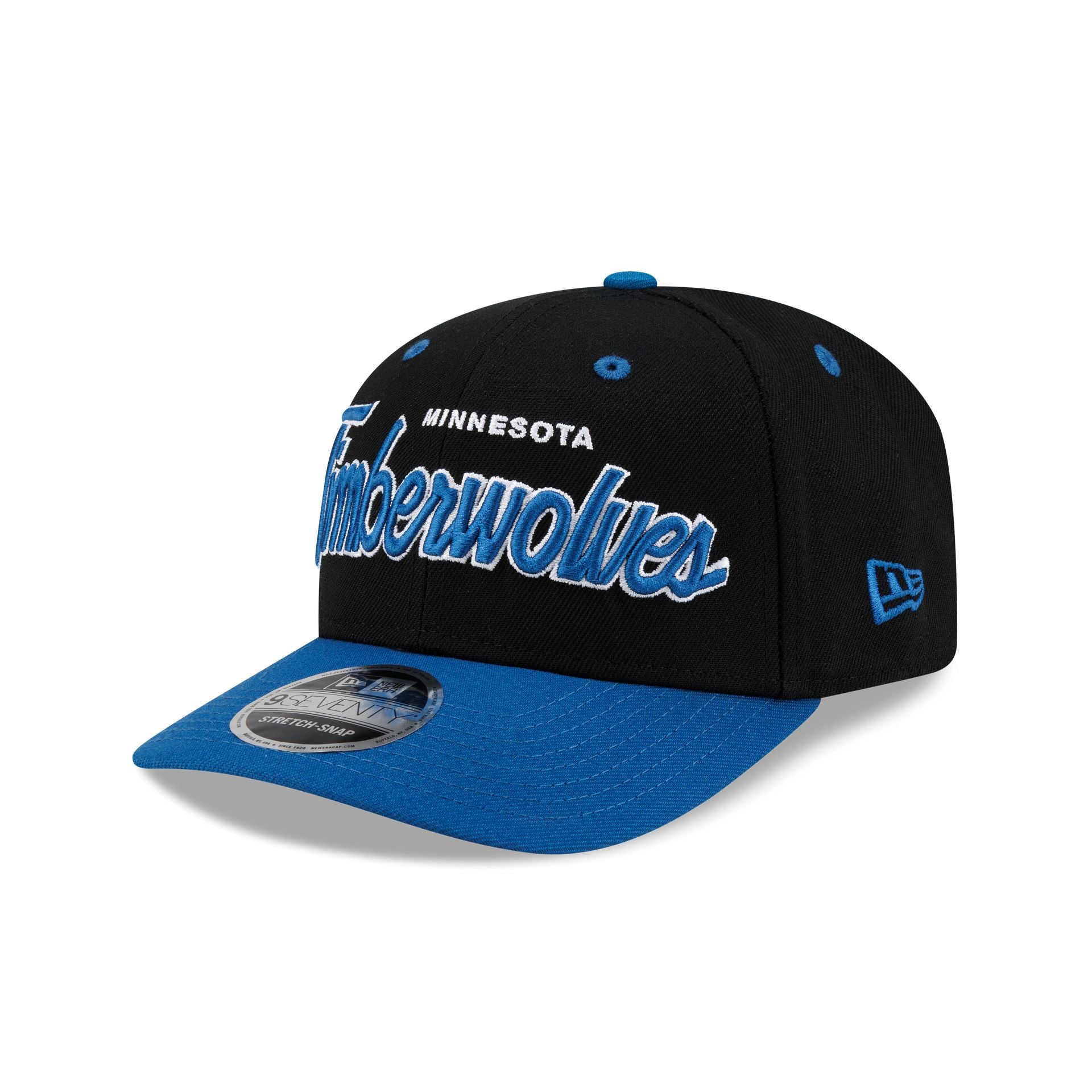 Minnesota Timberwolves Hardwood Classics 90s Script 9SEVENTY Stretch-S - Image 3