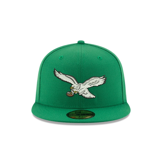 Philadelphia Eagles Classic Logo 59FIFTY Fitted Hat - Image 2