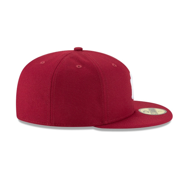 New York Yankees Cardinal Basic 59FIFTY Fitted Hat - Image 6