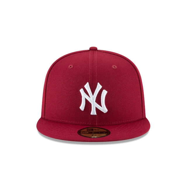 New York Yankees Cardinal Basic 59FIFTY Fitted Hat - Image 2