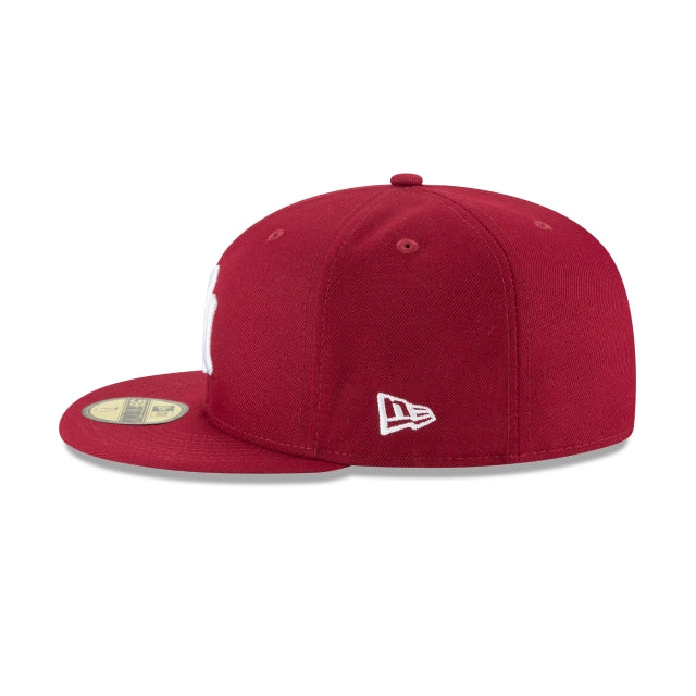 New York Yankees Cardinal Basic 59FIFTY Fitted Hat - Image 5