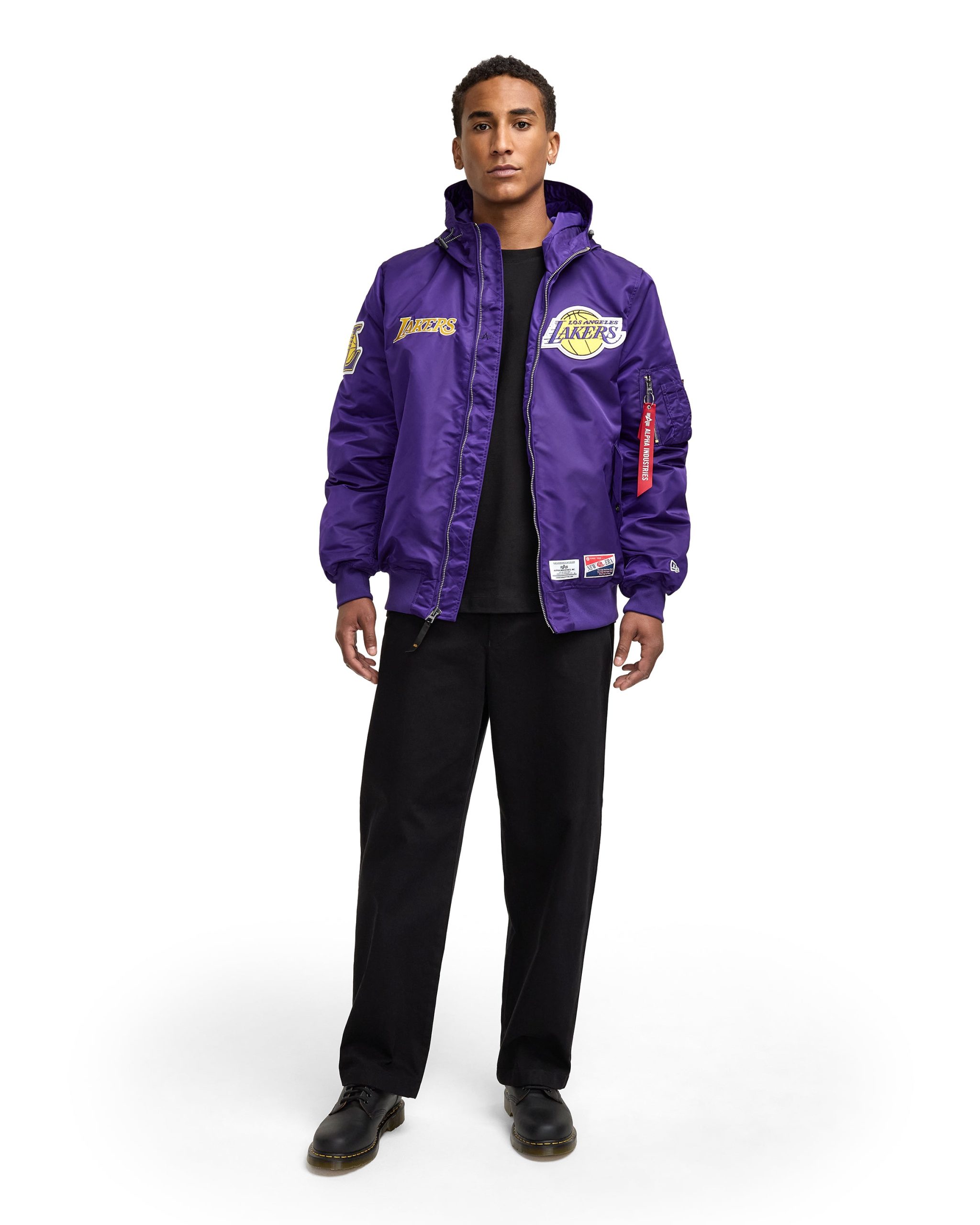 Alpha Industries x Phoenix Suns L-2B Hooded Bomber Jacket - Image 6