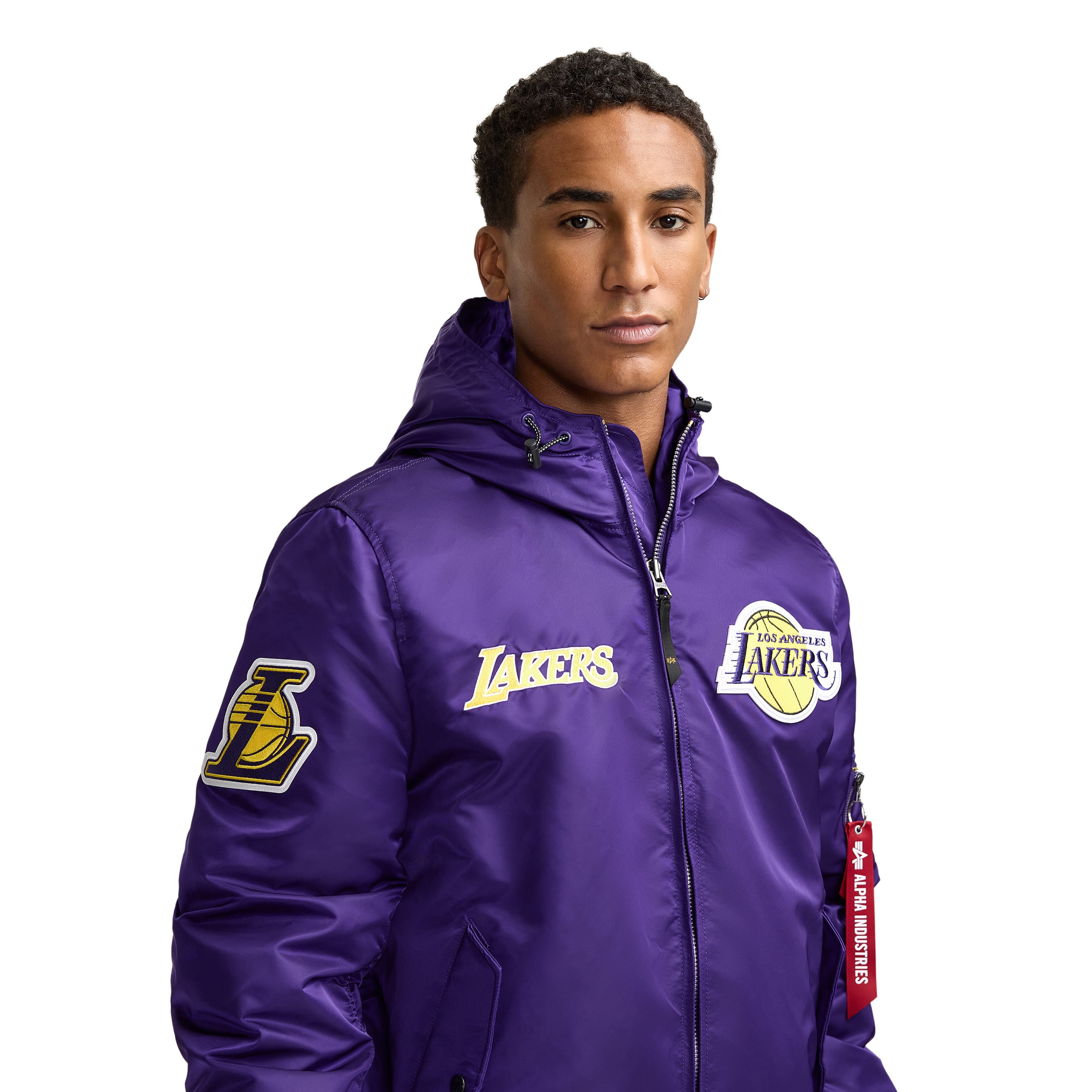 Alpha Industries x Phoenix Suns L-2B Hooded Bomber Jacket - Image 2