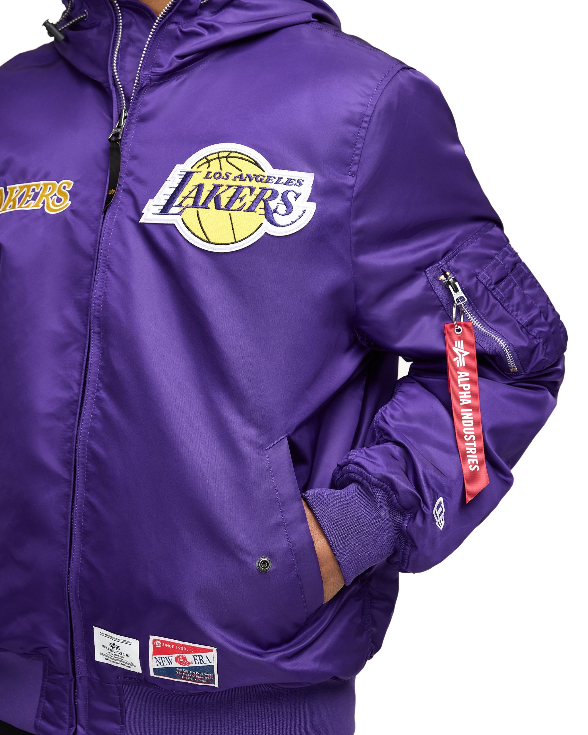 Alpha Industries x Phoenix Suns L-2B Hooded Bomber Jacket - Image 4