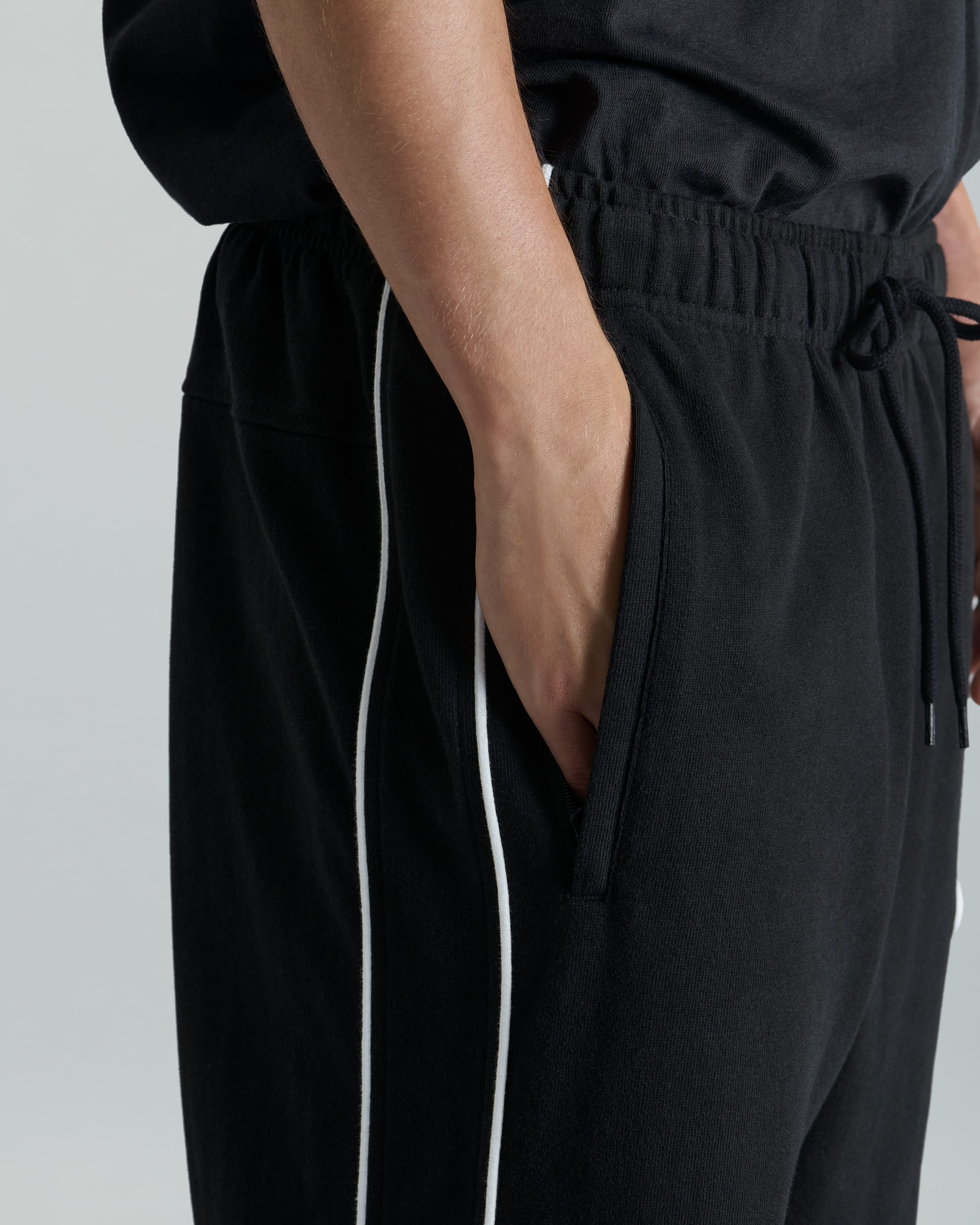 Shoreline Black Track Jogger - Image 4